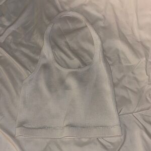 White Cotton On Halter Tank Top